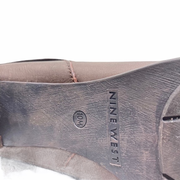 Nine West Brwn Suede/Leather Natica Roll-down Boot - Picture 11 of 11